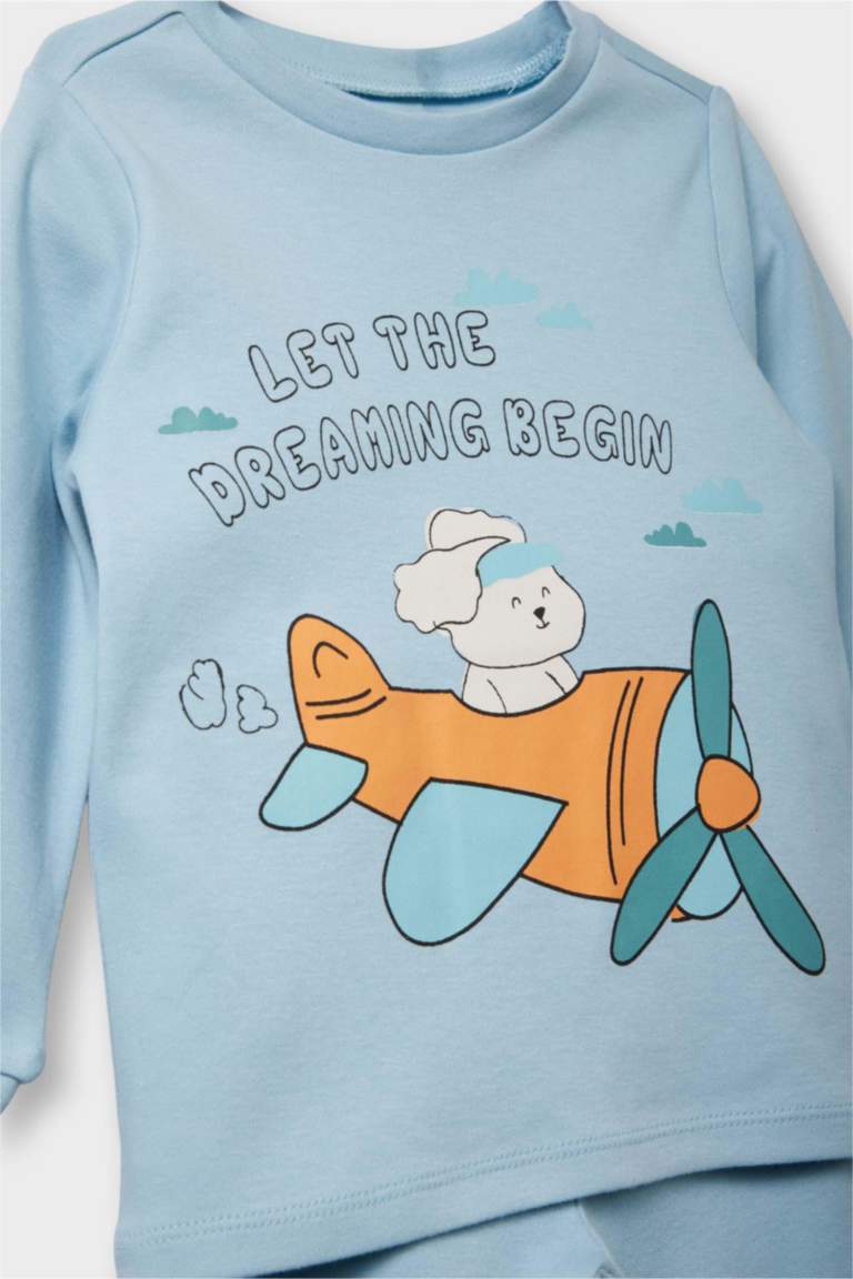 4 piece Regular Fit Knitted Pyjamas