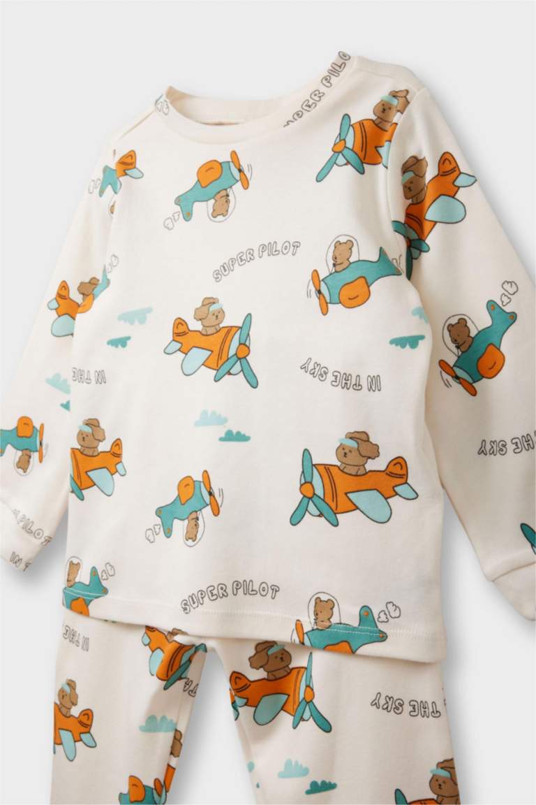 4 piece Regular Fit Knitted Pyjamas