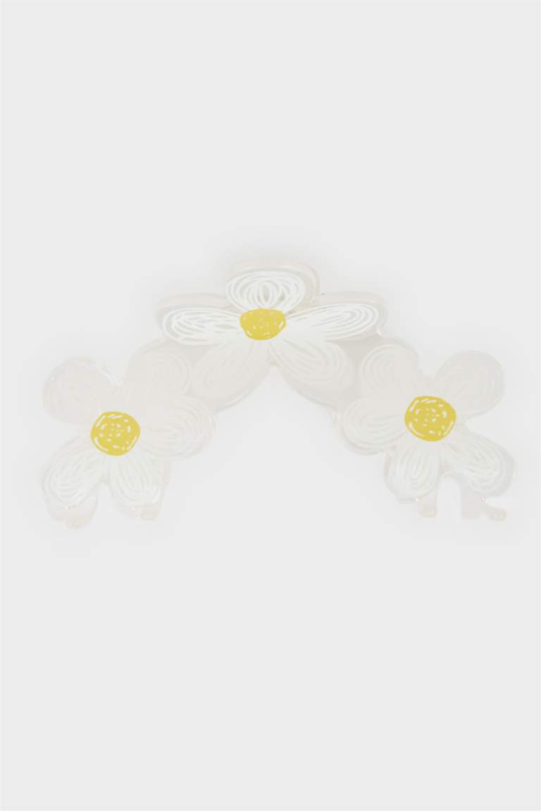 Kadın Papatyalı Mandal Toka