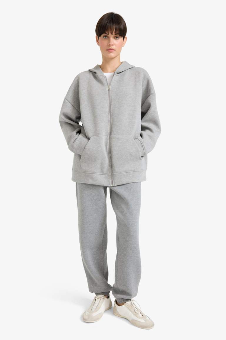 Jogger Standard Fit Scuba Fabric Trousers