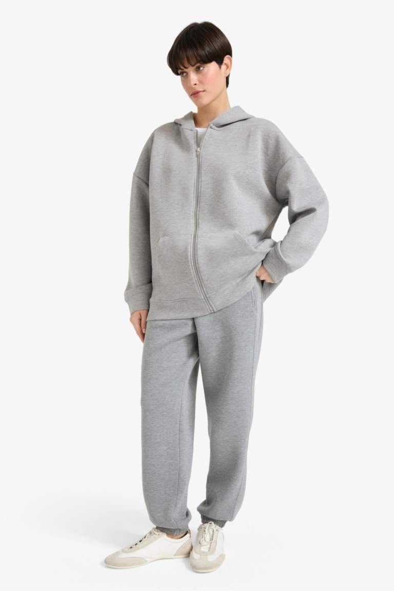 Jogger Standard Fit Scuba Fabric Trousers