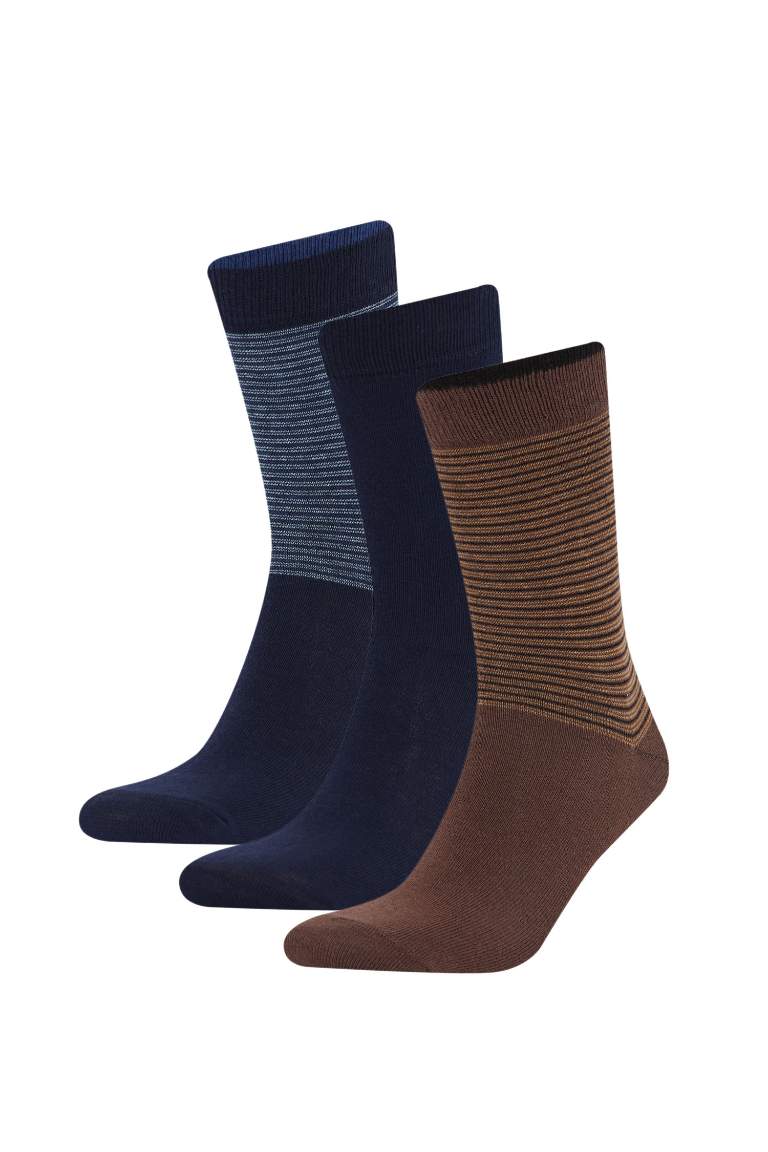 Lot de 3 Chaussettes longues en coton pour homme