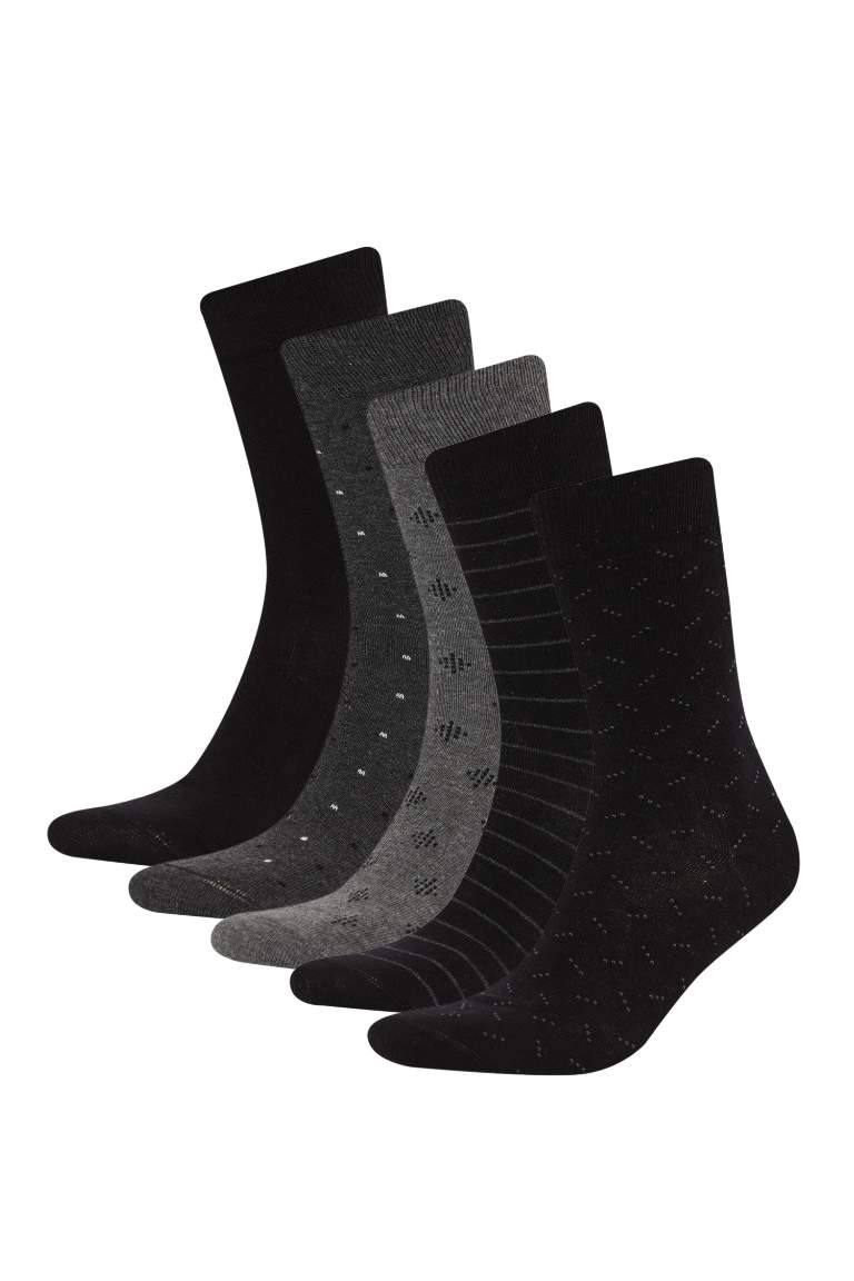 Lot de 5 Chaussettes longues en coton pour homme