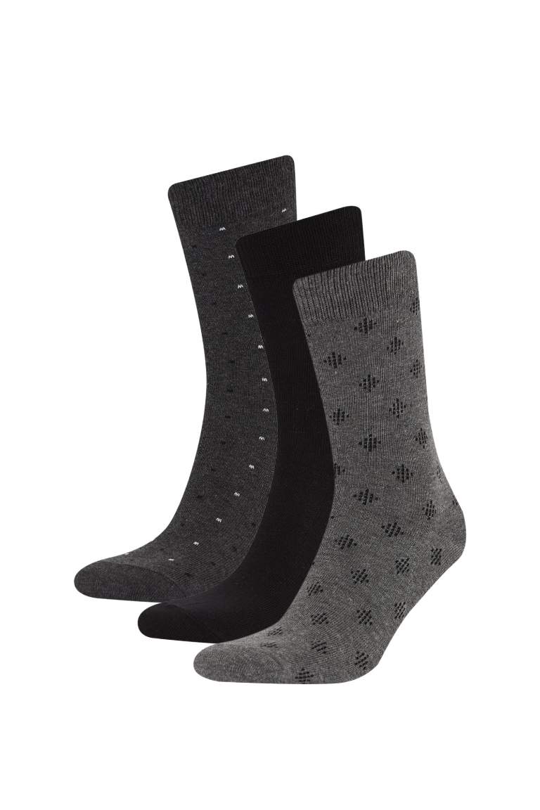 Lot de 3 Chaussettes longues en coton pour homme