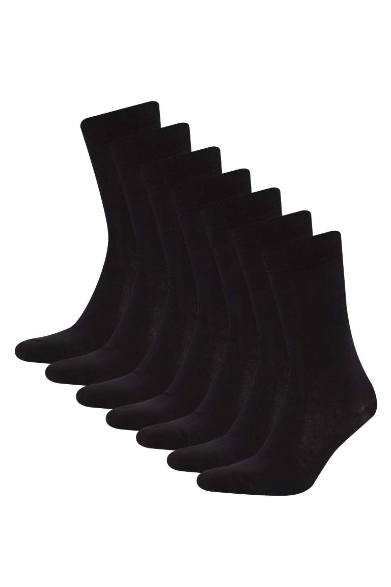 Man 7 Piece Cotton Long Socks