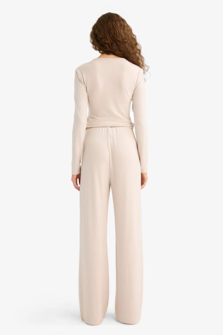 Pantalon à jambes larges
