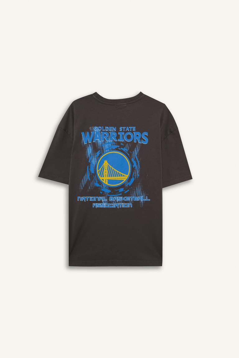 NBA Golden State Warriors дөңгелек жаға Футболка