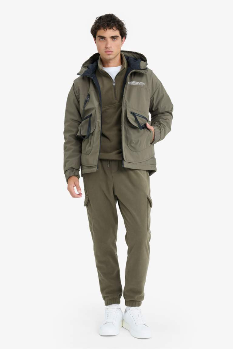 Regular Fit Hooded Waterproof Jacket