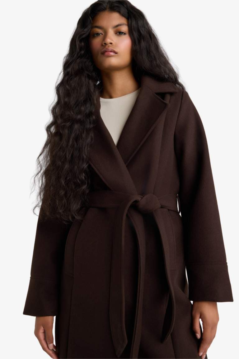 Veste en drap de laine Coupe régulière