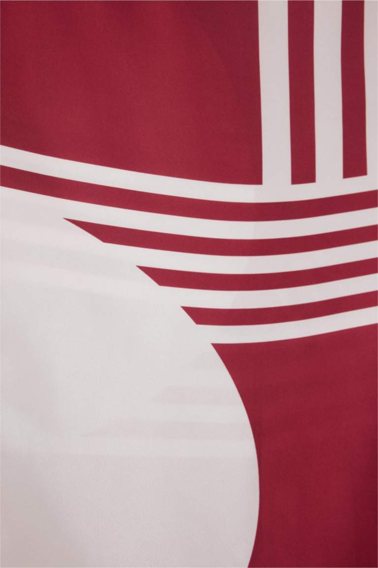 Patterned Satin Beachwear