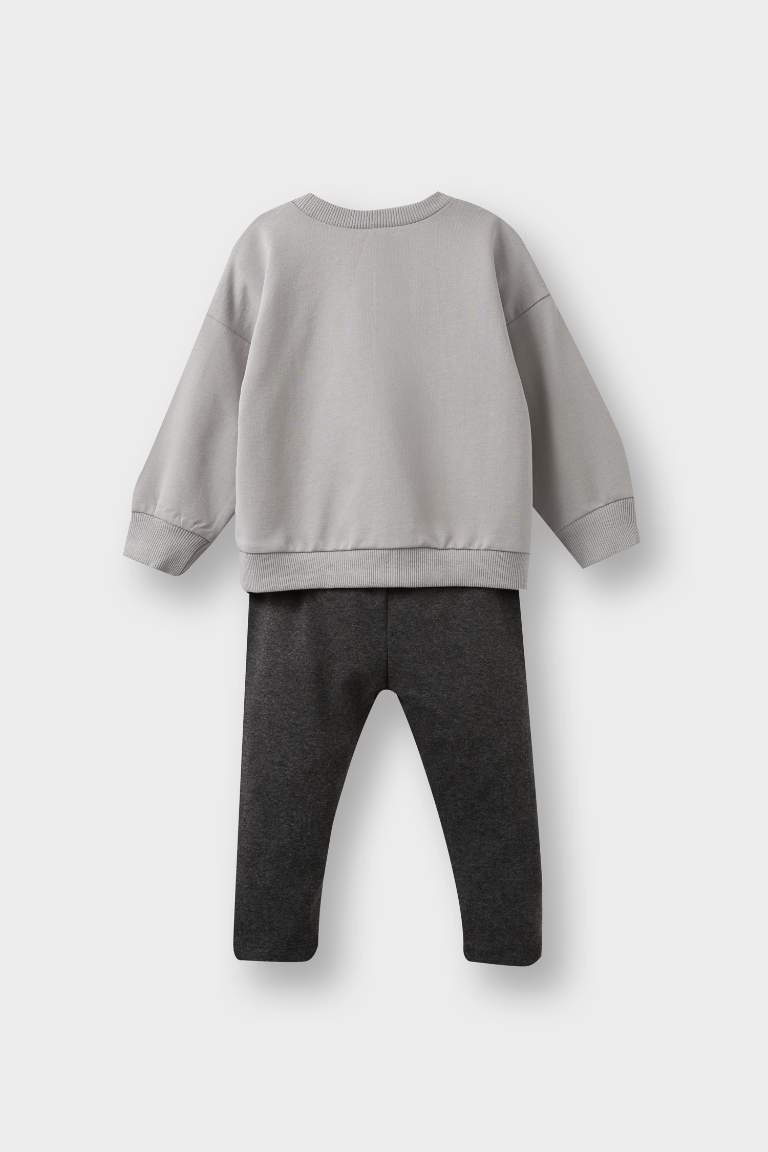 سيت بيبي ولادي سويت شيرت وبنطرون بجامة - قطعتين