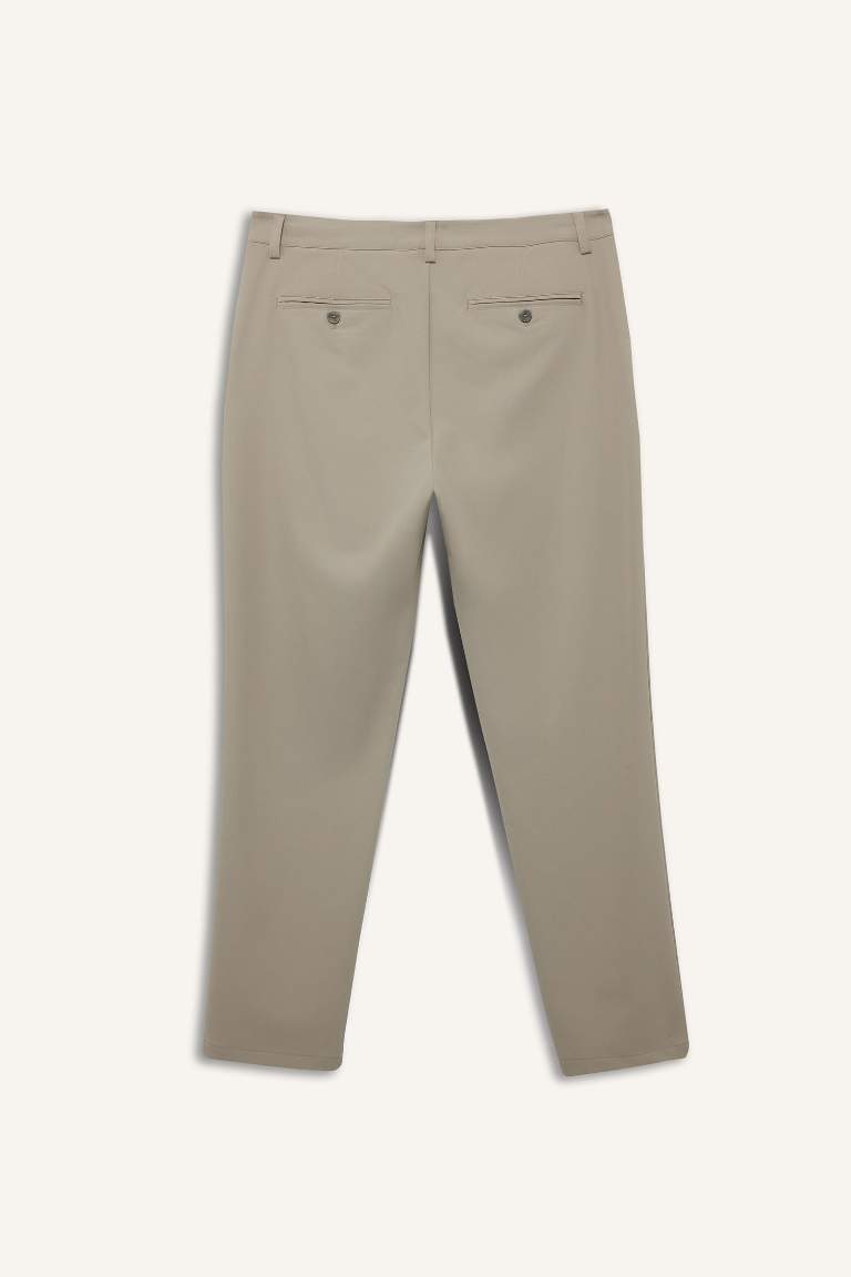 Tailored Regular Fit Kısa Paça Esnek Kumaş Teknik Pantolon