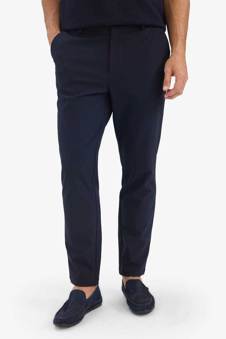 Tailored Regular Fit Kısa Paça Esnek Kumaş Teknik Pantolon