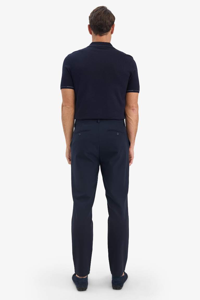 Tailored Regular Fit Kısa Paça Esnek Kumaş Teknik Pantolon