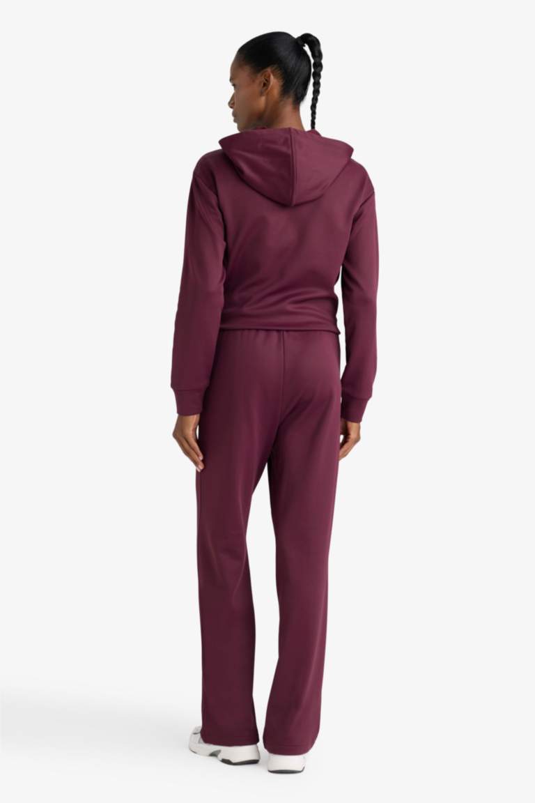 Спортивные брюки DeFactoFit Staright Fit с карманами, стандартной длины, мягкая флисовая подкладка