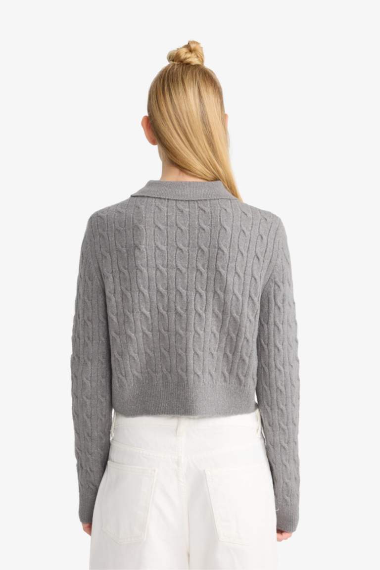 Свитер Coool Slim Fit с узким кроем и воротником поло