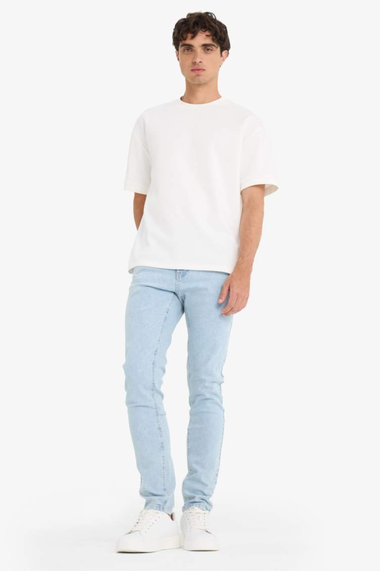 Carlo Skinny Fit Regular Waist Skinny Leg Jeans