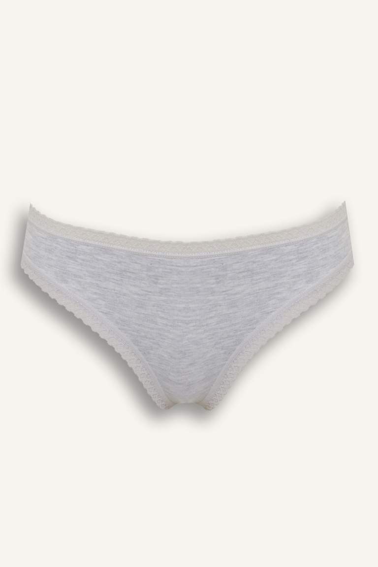 Fall in Love Lace Detailed 3 Piece Brazilian Panties