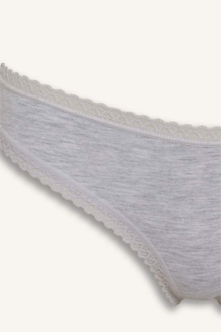 Fall in Love Lace Detailed 3 Piece Brazilian Panties