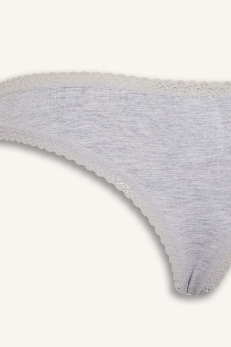 Fall in Love Lace Detailed 3 Piece Brazilian Panties