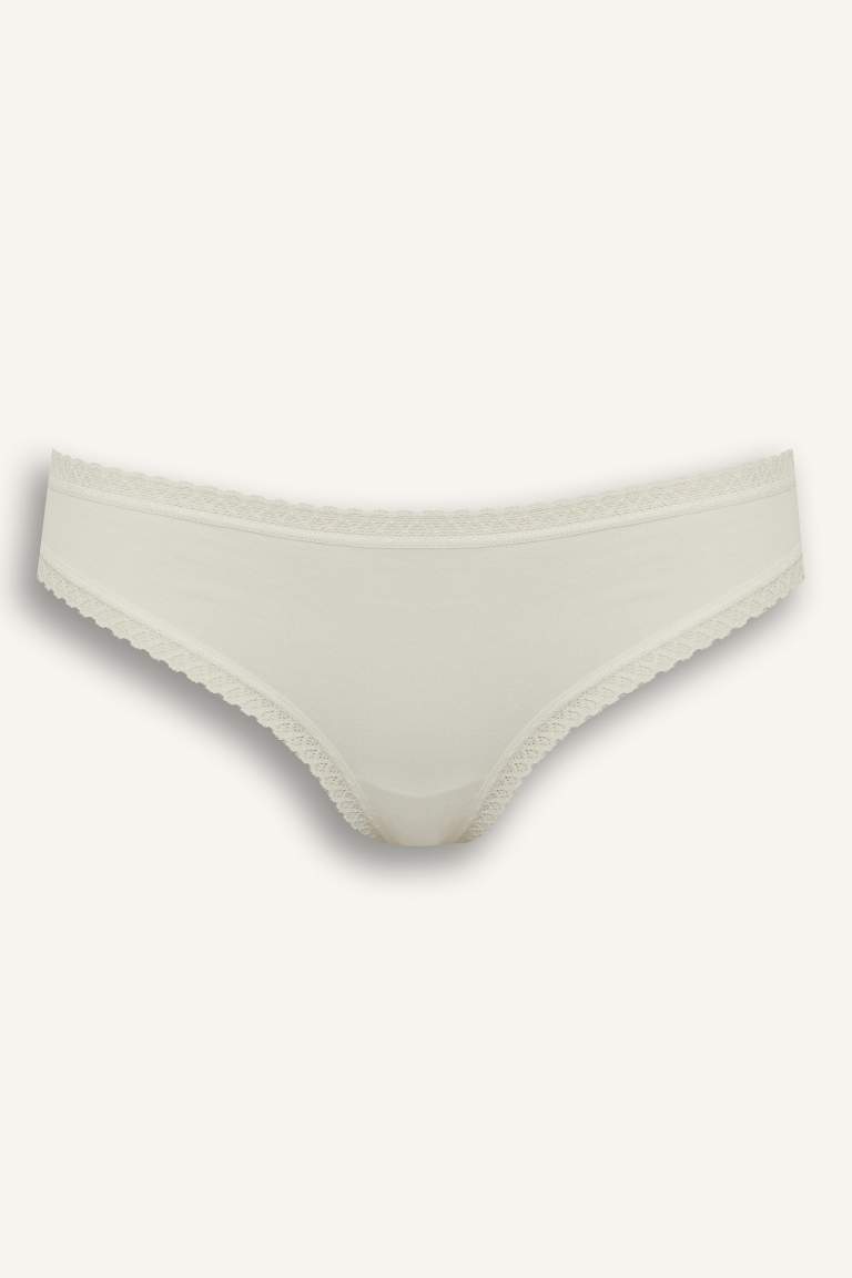 Fall in Love Lace Detailed 3 Piece Brazilian Panties