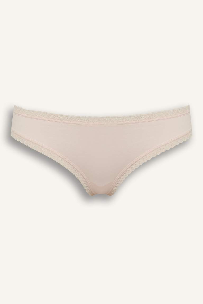 Fall in Love Lace Detailed 3 Piece Brazilian Panties