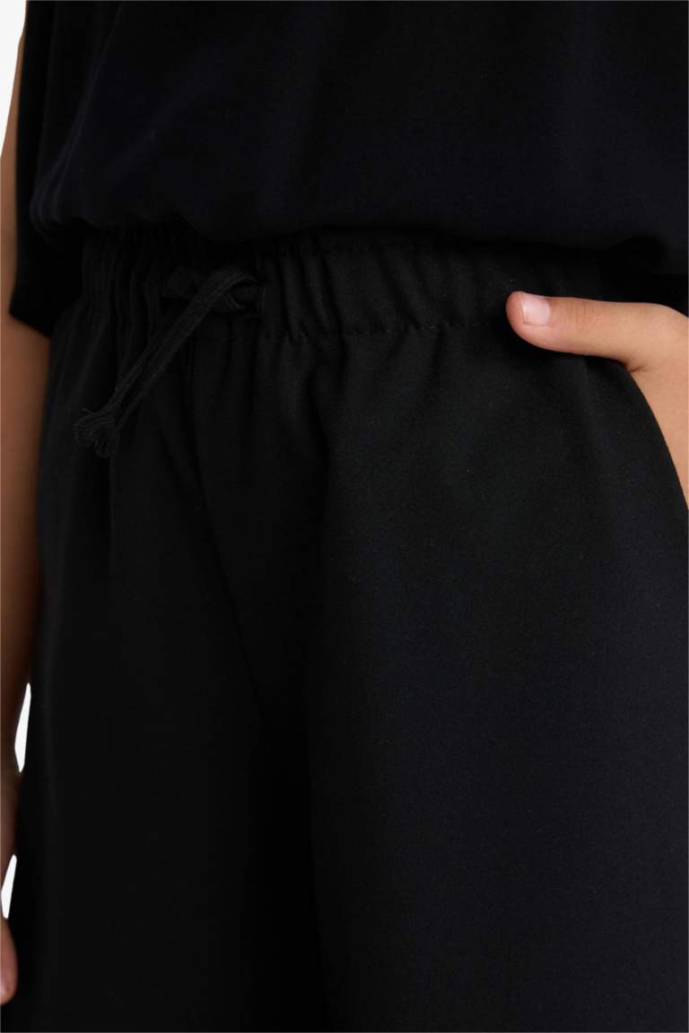 Kız Çocuk Wide Leg Geniş Paça Pantolon