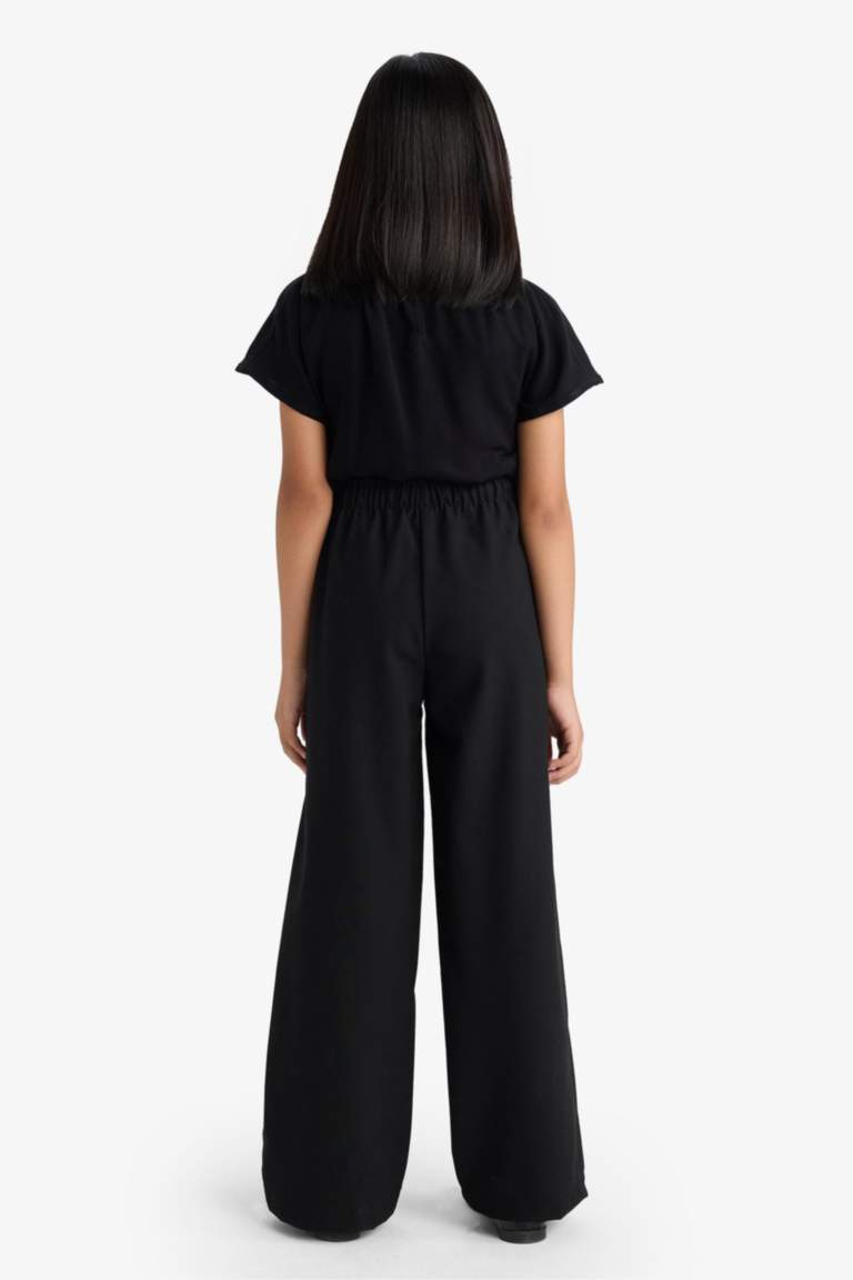 Kız Çocuk Wide Leg Geniş Paça Pantolon