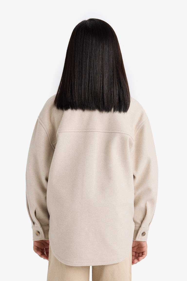 Girl Long Sleeve Buttons Shirt