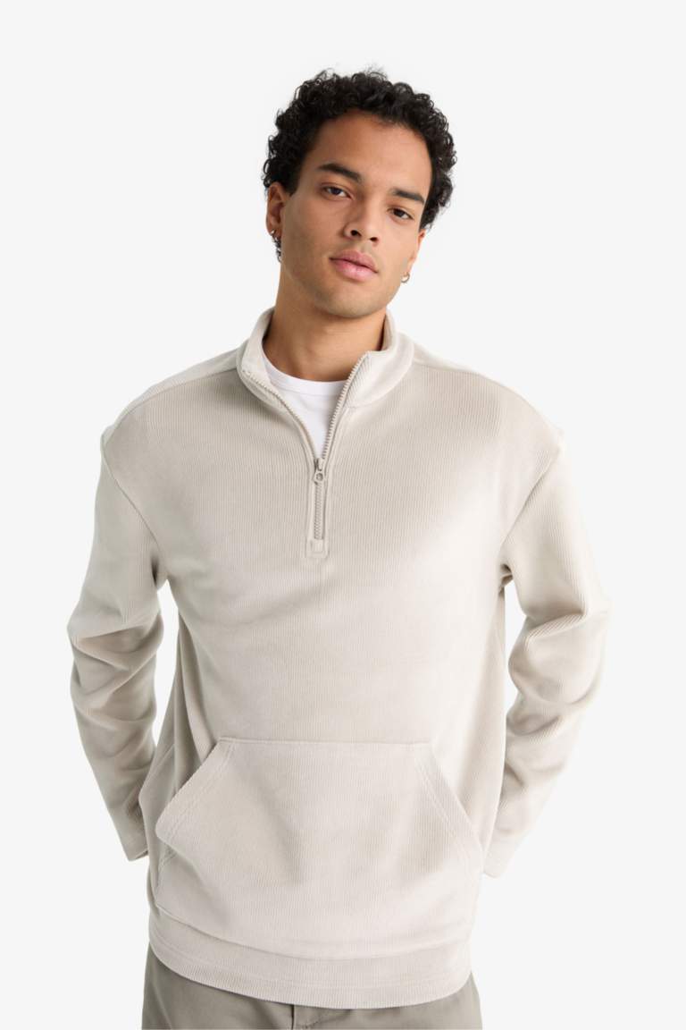 Regular Fit Long Sleeve Sweatshirt