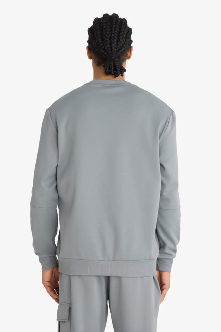 Standard Fit Long Sleeve Sweatshirt