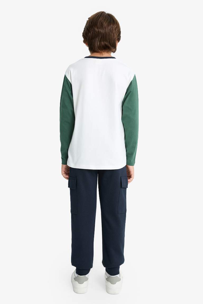 Boy Printed T-Shirt Sweatpants 2 Piece Set