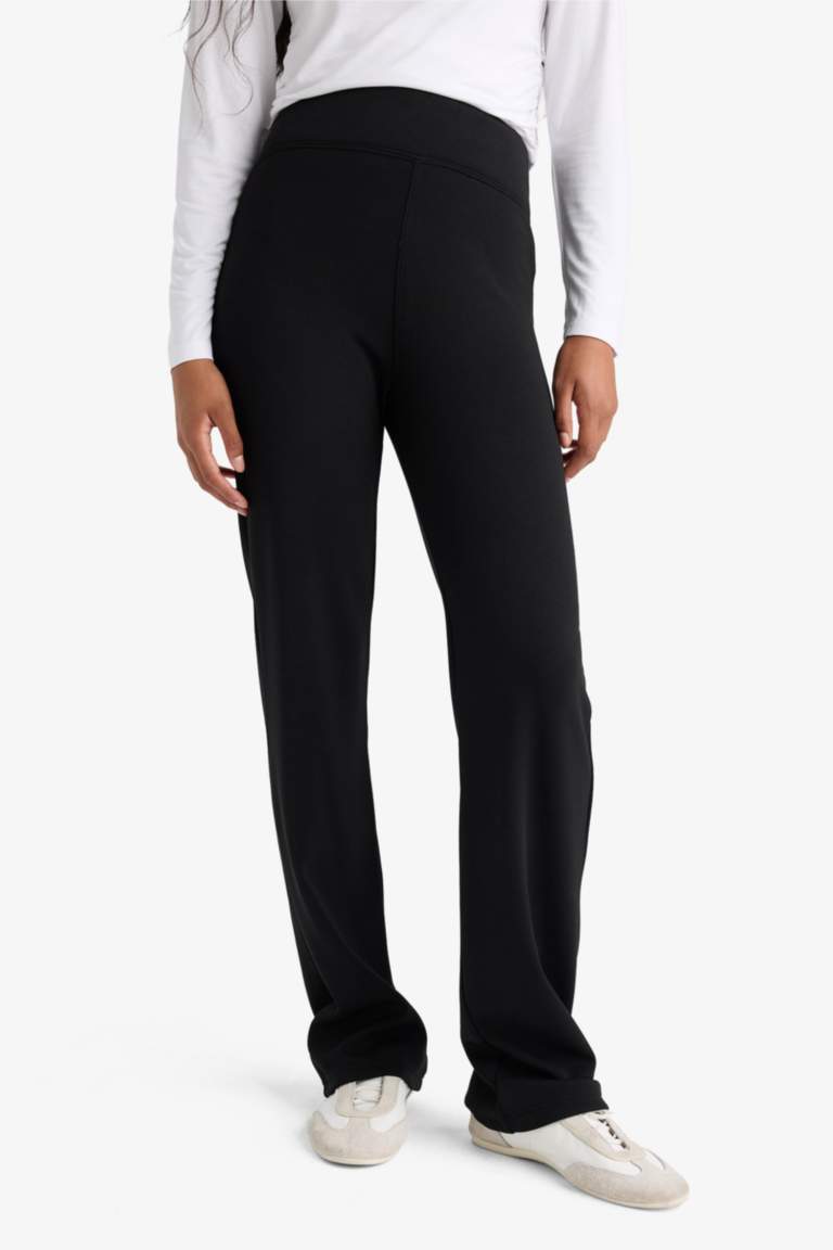 Flare Fit Geniş Paça Termal Tayt