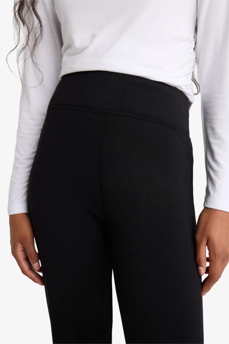 Flare Fit Geniş Paça Termal Tayt