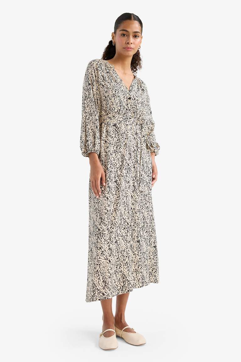 Floral Long Sleeve Dress