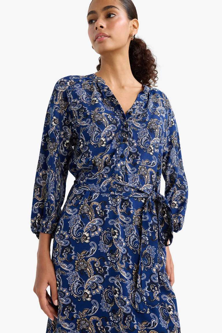 Floral Long Sleeve Dress