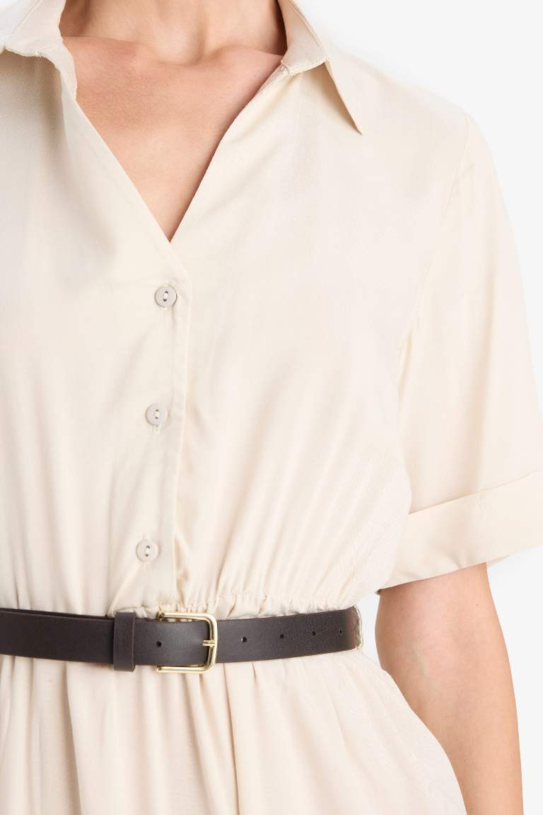 Shirt Collar Dress