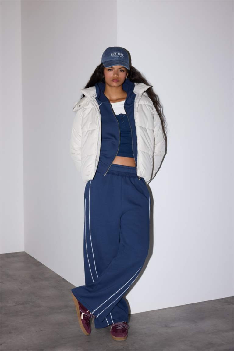 Windproof Regular Fit Hooded Puffer Jacket