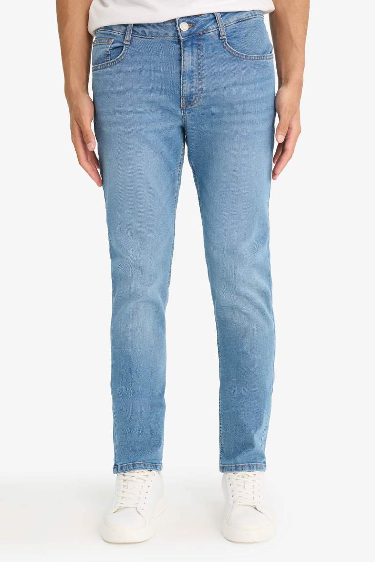 Carlo Skinny Fit Ekstra Dar Kalıp Normal Bel Ekstra Dar Paça Jean Pantolon