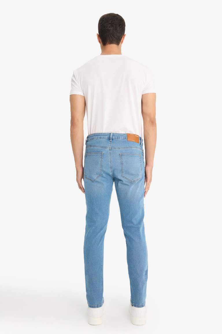 Carlo Skinny Fit Ekstra Dar Kalıp Normal Bel Ekstra Dar Paça Jean Pantolon