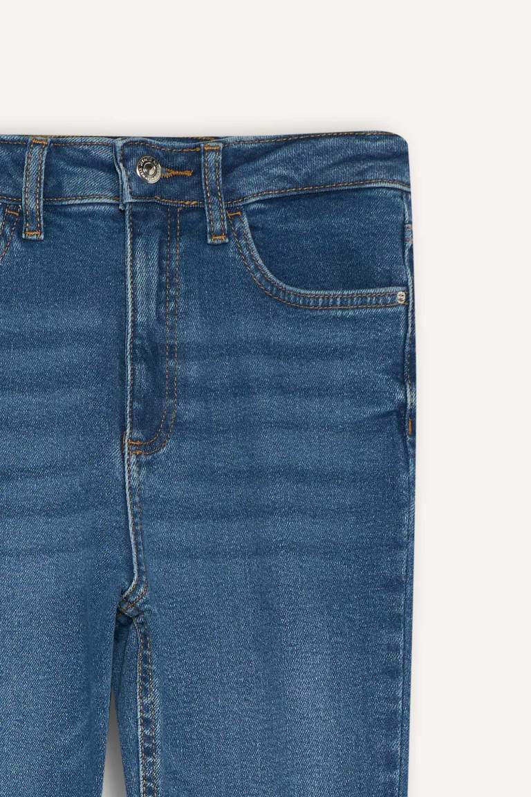 Skinny Fit High Waist Ankle Length Jeans