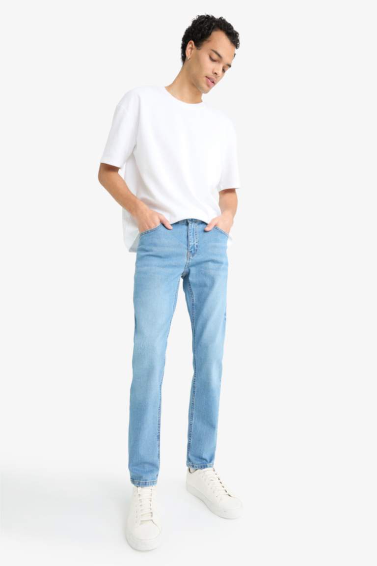Pedro Slim Fit Dar Paça Jean Pantolon