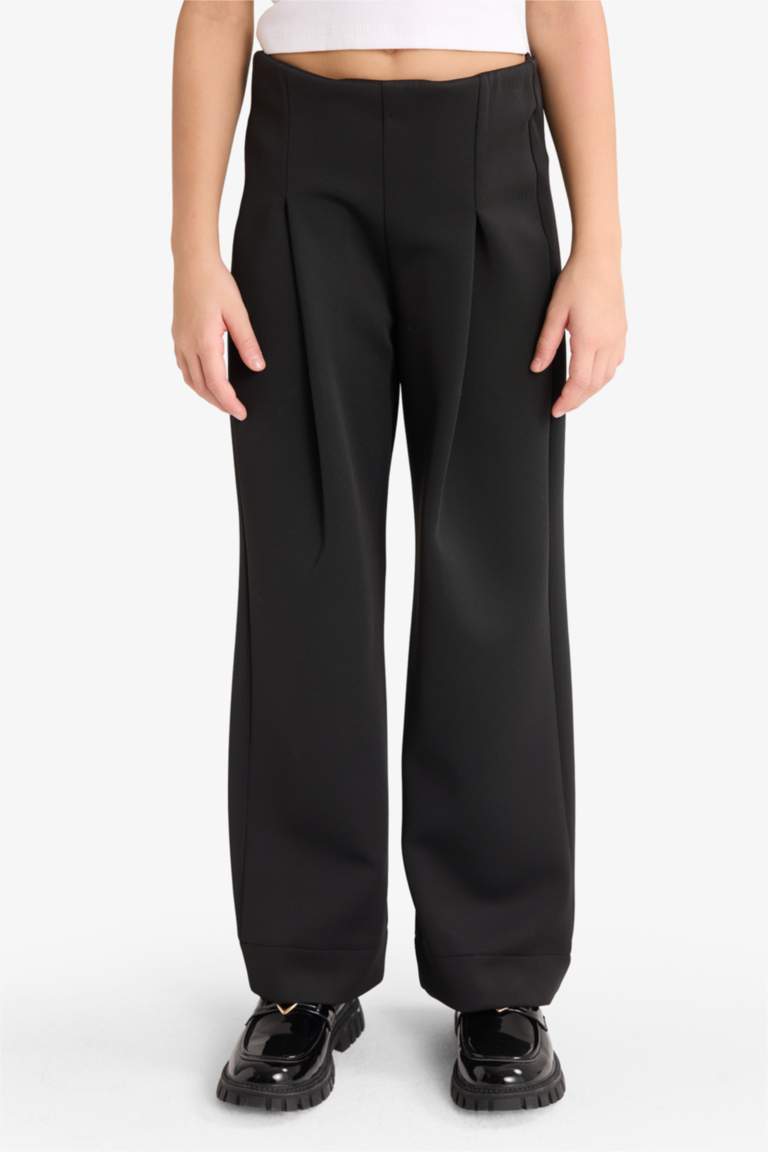 Pantalon en tissu scubadiver Coupe ample pour fille