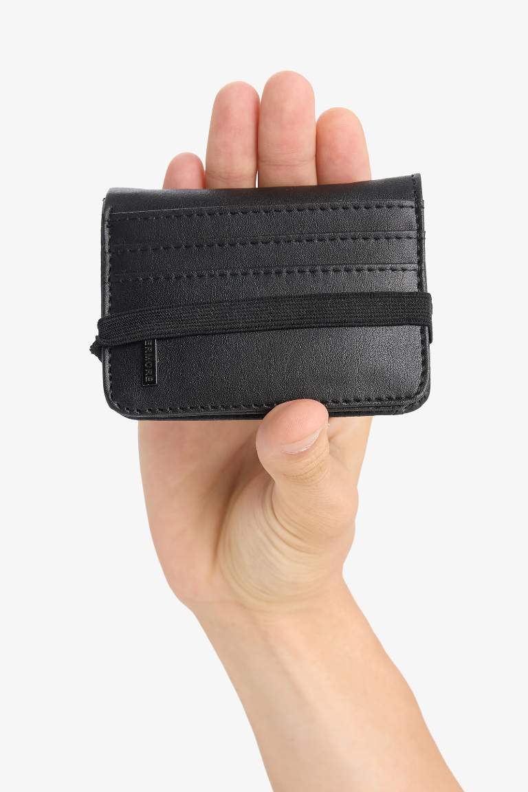 Portefeuille en simili cuir pour homme