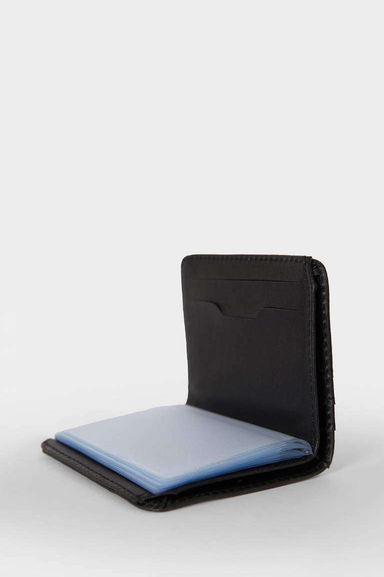 Portefeuille en simili cuir pour homme