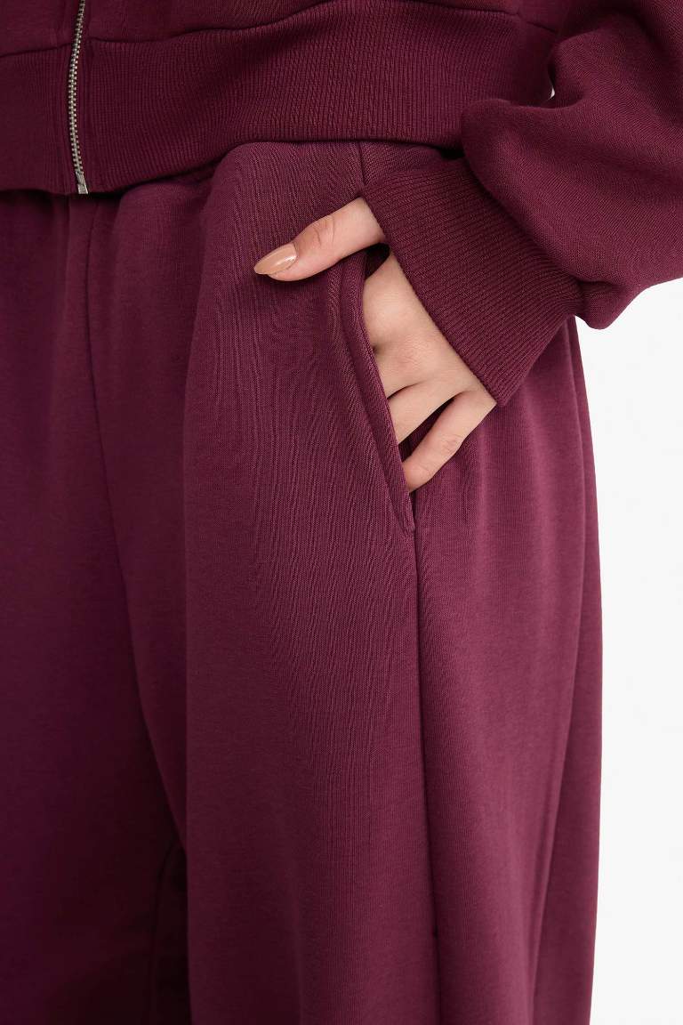 Coool Barrel Fit Beli Bağcıklı Geniş Paça Eşofman Altı