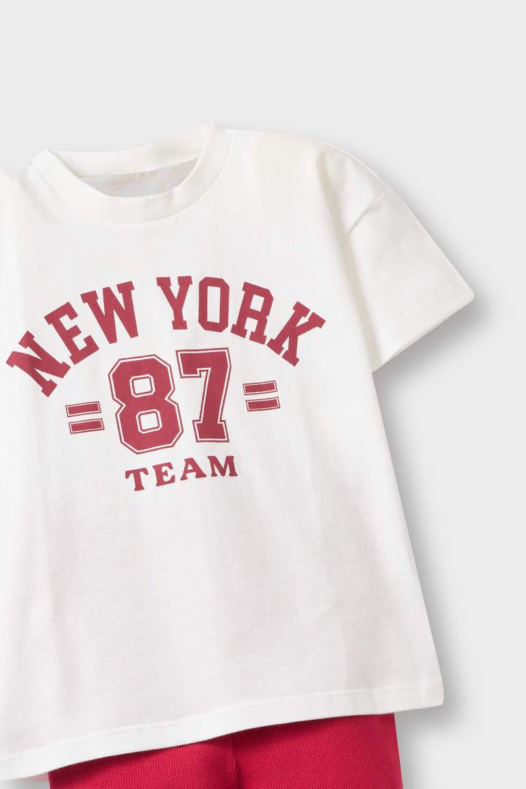 Baby Girl Slogan Printed 2 Piece Set