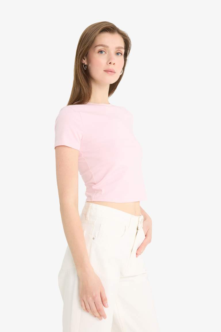 Slim Fit Slim Fit Crew Neck Basic T-Shirt