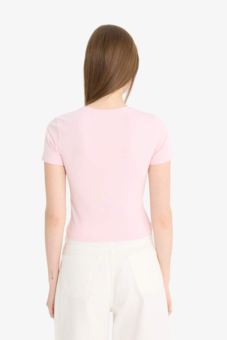 Slim Fit Slim Fit Crew Neck Basic T-Shirt