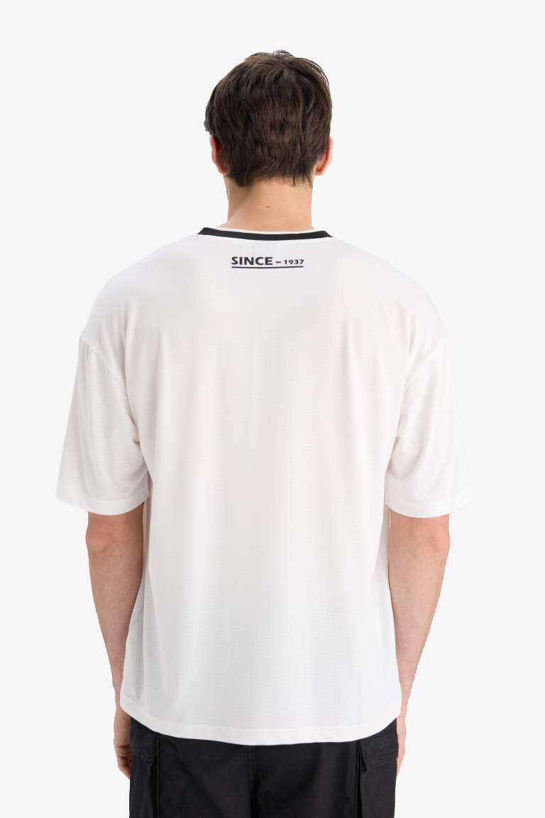 Loose Fit Crew Neck Short Sleeve T-Shirt